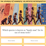 From Ancestors to Innovators: A Visual Journey Through Human Evolution. 