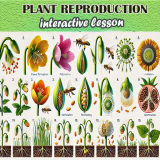 Reproduction in plants with subtitles